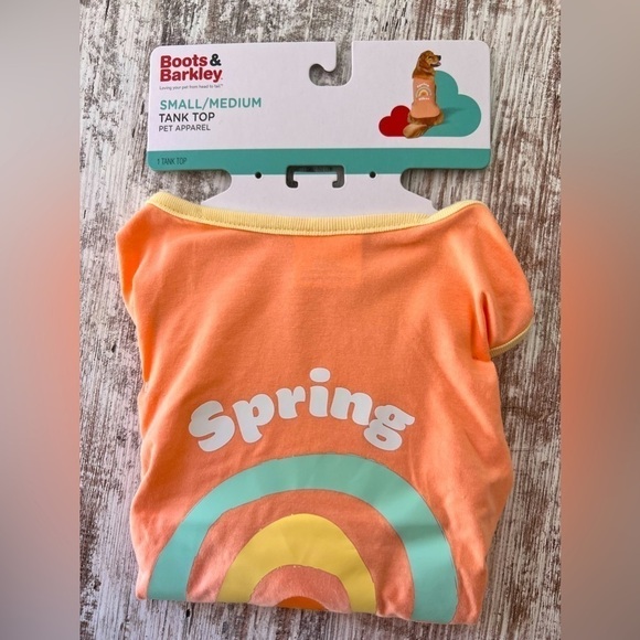 Rainbow Dog Tank Top - Boots & Barkley S/M - Picture 1 of 1